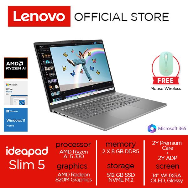 Lenovo IdeaPad Slim 5 14AKP10 Ryzen AI 5 330 16GB 512GB W11 OH24 M365 OLED