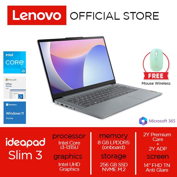 Lenovo IdeaPad Slim 3i 14IRU8 Core i3-1315U 8GB 256GB W11 OH24 M365