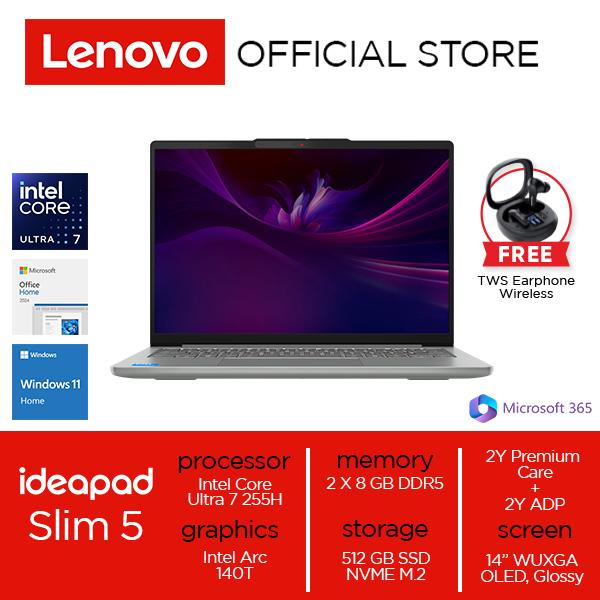 Lenovo IdeaPad Slim 5i 14IAH10 Core Ultra 7 255H 16GB 512GB W11 OH24 M365 OLED