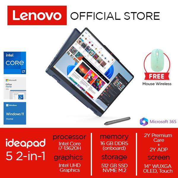 Lenovo IdeaPad 5i 2-in-1 14IRH9 Core i7-13620H 16GB 512GB W11 OH24 M365 OLED